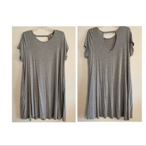 Gray Keyhole boutique  Swing Top/Dress